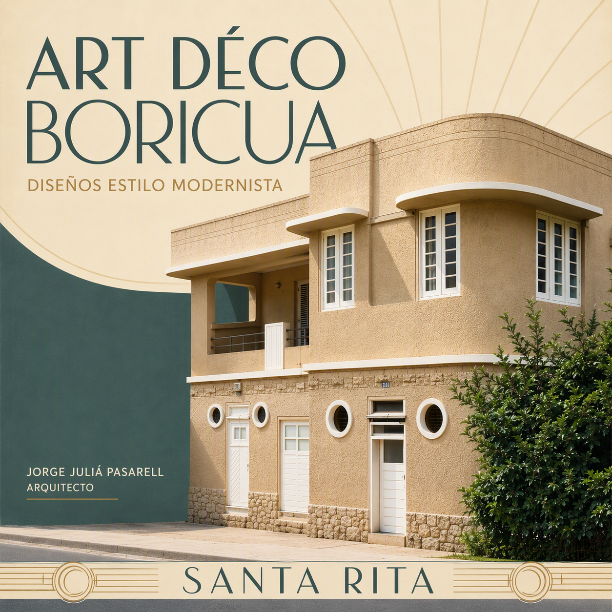 Art Deco Boricua Santa Rita